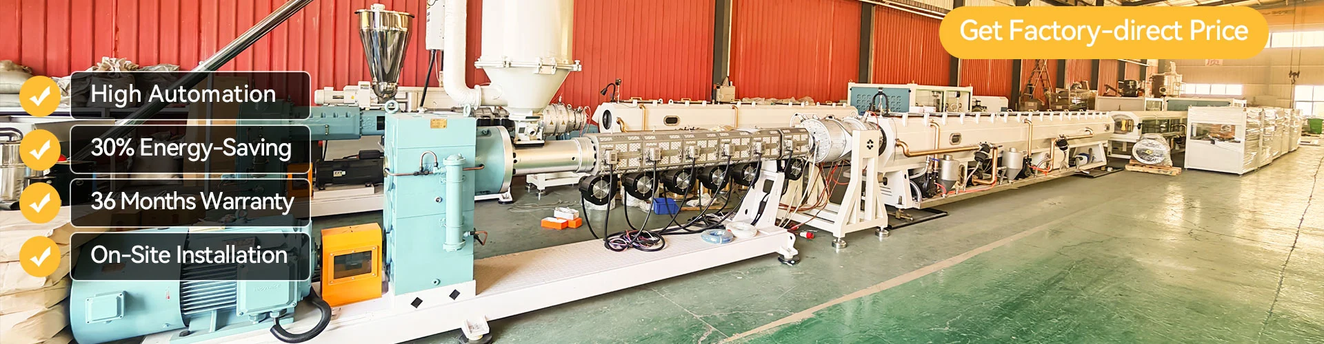 Linie de producție de țevi PE