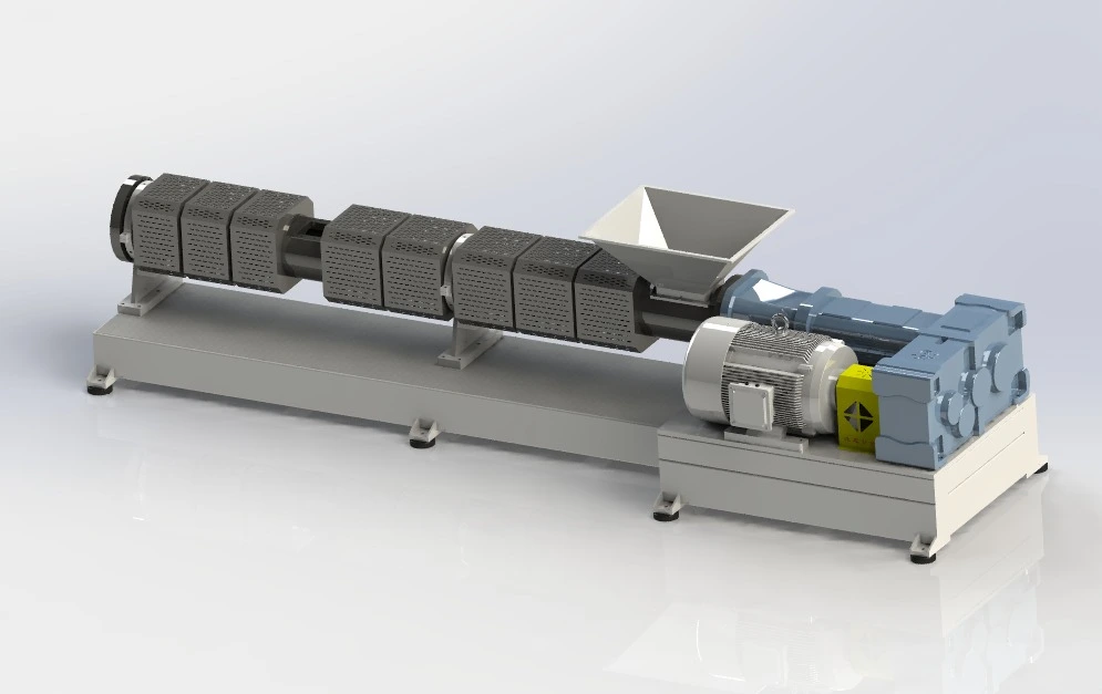 Comandă de extruder pentru reciclare plastic cu șurub dublu pentru clientul din Africa